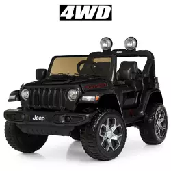 Джип M 4176EBLR-2 радіокер. 2,4G, 4 мотори 35W, акум.12V10AH, колеса EVA, шкір. сид., чорний. Джип M 4176EBLR-2 радіокер. 2,4G, 4 мотори 35W, акум.12V10AH, колеса EVA, шкір. сид., чорний.