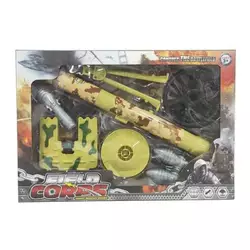 Міномет 729-40 (36) механічний принцип роботи, 3 снаряди з підсвічуванням, в коробці Міномет 729-40 (36) механічний принцип роботи, 3 снаряди з підсвічуванням, в коробці