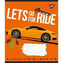 А5/36 кл. Yes Lets go for ride, зошит для записів А5/36 кл. Yes Lets go for ride, зошит для записів