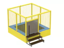 Батутный комплекс одинарный 2,4х2,4 Kidigo (222803) Батутный комплекс одинарный 2,4х2,4 Kidigo (222803)
