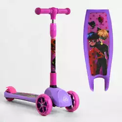 Самокат триколісний 80277 Best Scooter (1) СВІТЛО КОЛІС ТА ДИСКІВ, складене кермо, передні колеса PU 120х35мм, задні колеса PU 80х48мм Самокат триколісний 80277 Best Scooter (1) СВІТЛО КОЛІС ТА ДИСКІВ, складене кермо, передні колеса PU 120х35мм, задні колеса PU 80х48мм