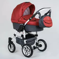 Візочок универсальний 2в1 для детей Saturn НОВИЙ № 0140-С-18 (1) колір ЧЕРВОНИЙ З СІРИМ, БІЛА РАМА, в коробці Візочок универсальний 2в1 для детей Saturn НОВИЙ № 0140-С-18 (1) колір ЧЕРВОНИЙ З СІРИМ, БІЛА РАМА, в коробці