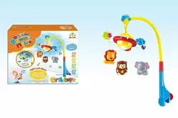 Карусель SL 81017 A (18) звук, світло, мелодії, на батарейках, в коробці Карусель SL 81017 A (18) звук, світло, мелодії, на батарейках, в коробці