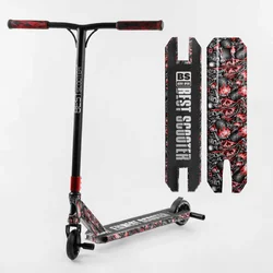 Самокат трюковий Best Scooter BS-77488 (4) HIC-система, ПЕГИ, алюмінієвий диск та дека з ПРИНТОМ, колеса PU, d = 110мм, ширина керма - 60 см, в коробці Самокат трюковий Best Scooter BS-77488 (4) HIC-система, ПЕГИ, алюмінієвий диск та дека з ПРИНТОМ, колеса PU, d = 110мм, ширина керма - 60 см, в коробці