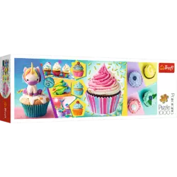 Пазли - (1000 елм. Панорама) - "Красиві кексики" / Trefl Пазли - (1000 елм. Панорама) - "Красиві кексики" / Trefl