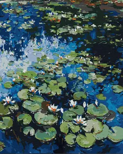 Набір для розпису по номерах. "Водяні лілії © Клод Моне" 40х50см Набір для розпису по номерах. "Водяні лілії © Клод Моне" 40х50см