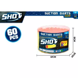 Кульки 96K-60A присоски, 60 шт., бліст., 12-12-8 см. Кульки 96K-60A присоски, 60 шт., бліст., 12-12-8 см.