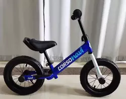 Велобіг "CORSO Navi" NV-12645 (1) сталева рама, колесо 12", надувні колеса, підніжка, підставка для ніг, дзвіночок