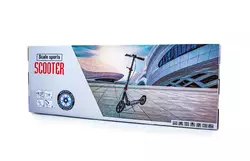 Самокат двухколесный Scale Sports SS-18 Розовый Ручной тормоз Led-фонарик Самокат двухколесный Scale Sports SS-18 Розовый Ручной тормоз Led-фонарик