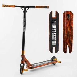Самокат трюковий Best Scooter BS-77225 (4) HIC-система, ПЕГИ, алюмінієвий диск та дека з ПРИНТОМ, колеса PU, d = 110мм, ширина керма - 60 см, в коробці Самокат трюковий Best Scooter BS-77225 (4) HIC-система, ПЕГИ, алюмінієвий диск та дека з ПРИНТОМ, колеса PU, d = 110мм, ширина керма - 60 см, в коробці