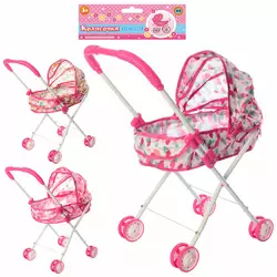 Візок M 0354 U/R мет., класика, подвійні колеса, 3 кольори, кул., 54-46-26 см. Візок M 0354 U/R мет., класика, подвійні колеса, 3 кольори, кул., 54-46-26 см.