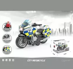 Мотоцикл CLM 0781 A (96/2) “Поліція”, звук, підсвічування, в коробці