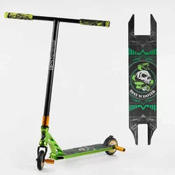 Самокат трюковий 85784 Best Scooter (4) HIC-система, ПЕГИ, алюмінієвий диск та дека, АНОДОВАНЕ ФАРБУВАННЯ, колеса PU, d = 110мм, ширина керма - 60 см Самокат трюковий 85784 Best Scooter (4) HIC-система, ПЕГИ, алюмінієвий диск та дека, АНОДОВАНЕ ФАРБУВАННЯ, колеса PU, d = 110мм, ширина керма - 60 см