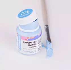 Акрилова фарба глянцева Пастельно-блакитна 20мл Акрилова фарба глянцева Пастельно-блакитна 20мл