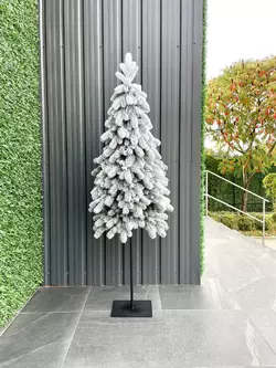 130/200/GS Ялинка HVOYA Style Lux лита на металевій підставці 200см засніжена 130/200/GS Ялинка HVOYA Style Lux лита на металевій підставці 200см засніжена