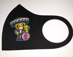 Маска Pitta Print S Brawl Stars Поко Black Маска Pitta Print S Brawl Stars Поко Black