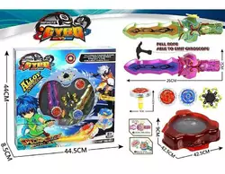 Бейблейд LSD 164 (20) арена, 4 дзиґи, 2 запускачі, підсвічування, фіджет, в коробці Бейблейд LSD 164 (20) арена, 4 дзиґи, 2 запускачі, підсвічування, фіджет, в коробці