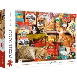 Пазли - (1000 елм.) - "Котячі солодощі" / Trefl Пазли - (1000 елм.) - "Котячі солодощі" / Trefl