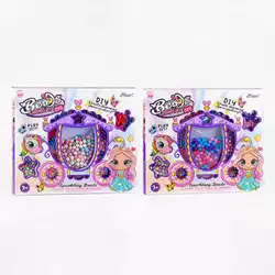 Набір бісеру 338-1057 /1058 (96/2) ""Карета"", 2 види, різні види намистин, ниточка, в коробці Набір бісеру 338-1057 /1058 (96/2) ""Карета"", 2 види, різні види намистин, ниточка, в коробці