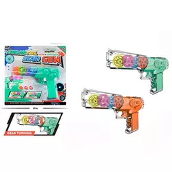 Пістолет KI-41 шестерні рухаються, 3 кольори, лист, 23-22-3 см. Пістолет KI-41 шестерні рухаються, 3 кольори, лист, 23-22-3 см.