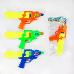 Водний пістолет 1236 A (252) 3 кольори, ВИДАЄТЬСЯ ТІЛЬКИ МІКС ВИДІВ, знімний балон, у пакеті