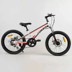 Дитячий спортивний велосипед 20'' CORSO ""Speedline"" MG-56818 (1) магнієва рама, Shimano Revoshift 7 швидкостей, зібраний на 75%. Дитячий спортивний велосипед 20'' CORSO ""Speedline"" MG-56818 (1) магнієва рама, Shimano Revoshift 7 швидкостей, зібраний на 75%.