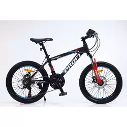 Велосипед 20 д. G20OPTIMAL A20.3 алюм.рама 12,5", SHIMANO 21SP, алюм. DB, FW TZ500, чорно-червоний. Велосипед 20 д. G20OPTIMAL A20.3 алюм.рама 12,5", SHIMANO 21SP, алюм. DB, FW TZ500, чорно-червоний.