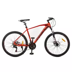 Велосипед 26 д.G26VELOCITY A26.2 алюм. рама 19", SHIMANO 21SP, алюм. DB, червоно-чорний. Велосипед 26 д.G26VELOCITY A26.2 алюм. рама 19", SHIMANO 21SP, алюм. DB, червоно-чорний.