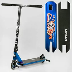 Самокат трюковий KR-71078 Best Scooter (4) ""Kraken"" HIC-система, ПЕГИ, алюмінієвий диск та дека, АНОДОВАНИЙ, колеса PU 110мм, ширина керма 58 см Самокат трюковий KR-71078 Best Scooter (4) ""Kraken"" HIC-система, ПЕГИ, алюмінієвий диск та дека, АНОДОВАНИЙ, колеса PU 110мм, ширина керма 58 см