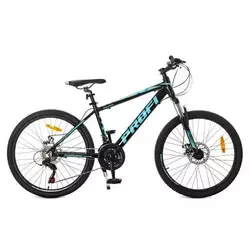 Велосипед 24 д.G24SHARP A24.1 (1шт)алюм.рама 15",SHIMANO 21SP,алюм.DB,чорно-бірюзовий Велосипед 24 д.G24SHARP A24.1 (1шт)алюм.рама 15",SHIMANO 21SP,алюм.DB,чорно-бірюзовий