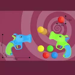 Пістолет L 003 (480/2) 2 кольори, 3 кульки, у пакеті Пістолет L 003 (480/2) 2 кольори, 3 кульки, у пакеті