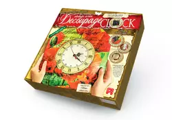 Комплект креативної творчості "Decoupage Clock" DKС-01-08