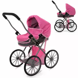 Візок 69882BN для ляльки, класика, корзина, мет., кор., 42-64-11,5 см. Візок 69882BN для ляльки, класика, корзина, мет., кор., 42-64-11,5 см.