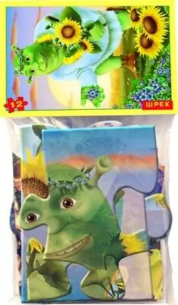 Гра-пазл "Шрек"  12 ел. в пак. Гра-пазл "Шрек"  12 ел. в пак.