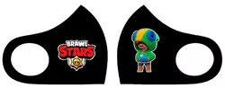 Маска Pitta Print S Brawl Stars Леон Black Маска Pitta Print S Brawl Stars Леон Black