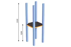 Башня 2,5м (1,2)  Kidigo (59016) Башня 2,5м (1,2)  Kidigo (59016)
