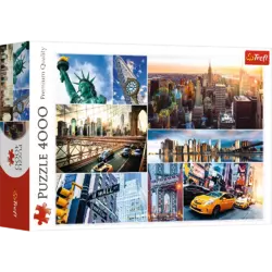 Пазли - (4000 елм.) - "Нью-Йорк - колаж" / Trefl Пазли - (4000 елм.) - "Нью-Йорк - колаж" / Trefl