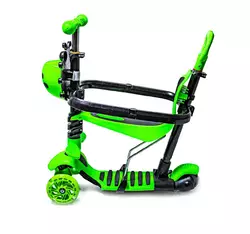Самокат 5in1 "Божья коровка" Green с бортиком Самокат 5in1 "Божья коровка" Green с бортиком