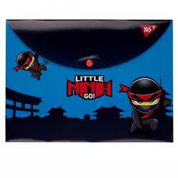 Папка-конверт YES А4 на кнопці "Ninja" Папка-конверт YES А4 на кнопці "Ninja"