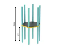 Башня Шестигранная 0,9 открыта Kidigo Башня Шестигранная 0,9 открыта Kidigo