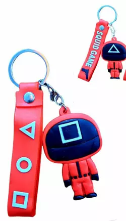 Брелок "Гра В Кальмари" гума 3113-7 Брелок "Гра В Кальмари" гума 3113-7