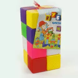 гр Кубик кольоровий в сітці 111/1 (6) 16 куб. ""BAMSIC"", в сітці