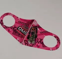 Маска Pitta Print M LOL OMG Honey Licious Lettering Pink Маска Pitta Print M LOL OMG Honey Licious Lettering Pink