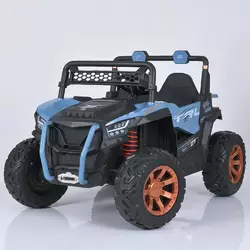 Джип M 5052EBLR-4 радіокер. 2,4G, 4 мотори 45W, 2 акум.12V9AH, MP3,EVA, шкiра, свiтло, муз., синiй. Джип M 5052EBLR-4 радіокер. 2,4G, 4 мотори 45W, 2 акум.12V9AH, MP3,EVA, шкiра, свiтло, муз., синiй.