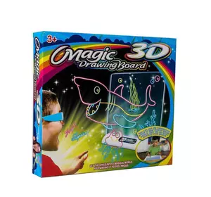 Дошка для малювання з 3D-ефектом ігровий набір Toy Magic 3D Морський світ