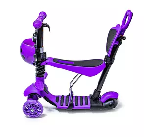 Самокат Scooter Божья Коровка 5в1 Фиолетовый