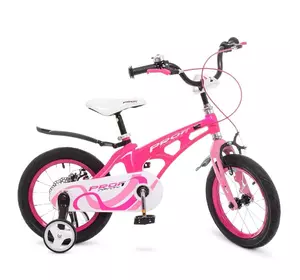 Велосипед дитячий PROF1 16д. LMG16203 Infinity, магнез. рама, дзвінок, дод. кол., малиново-рожевий.