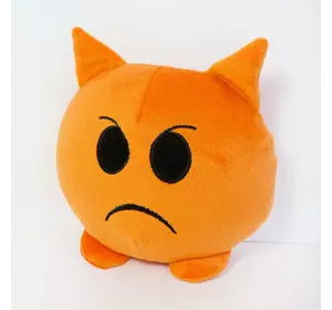М'яка іграшка Смайлик emoji злюка арт.617