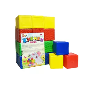 Кубики кольорові, 24 шт Л-002-8