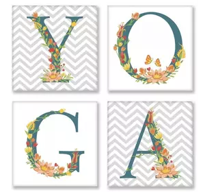 СН117 Набір для розпису за номерами. YOGA сканд. 18*18 см*4 шт. СН117 Набір для розпису за номерами. YOGA сканд. 18*18 см*4 шт.